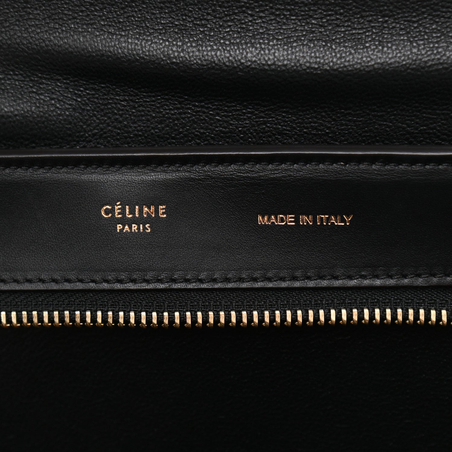 Celine Nubuck Crocodile Embossed Medium Trapeze Navy 6 of 12