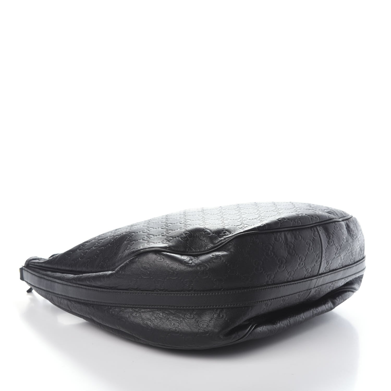 Gucci Guccissima Large GG Twins Hobo Black 4 of 9