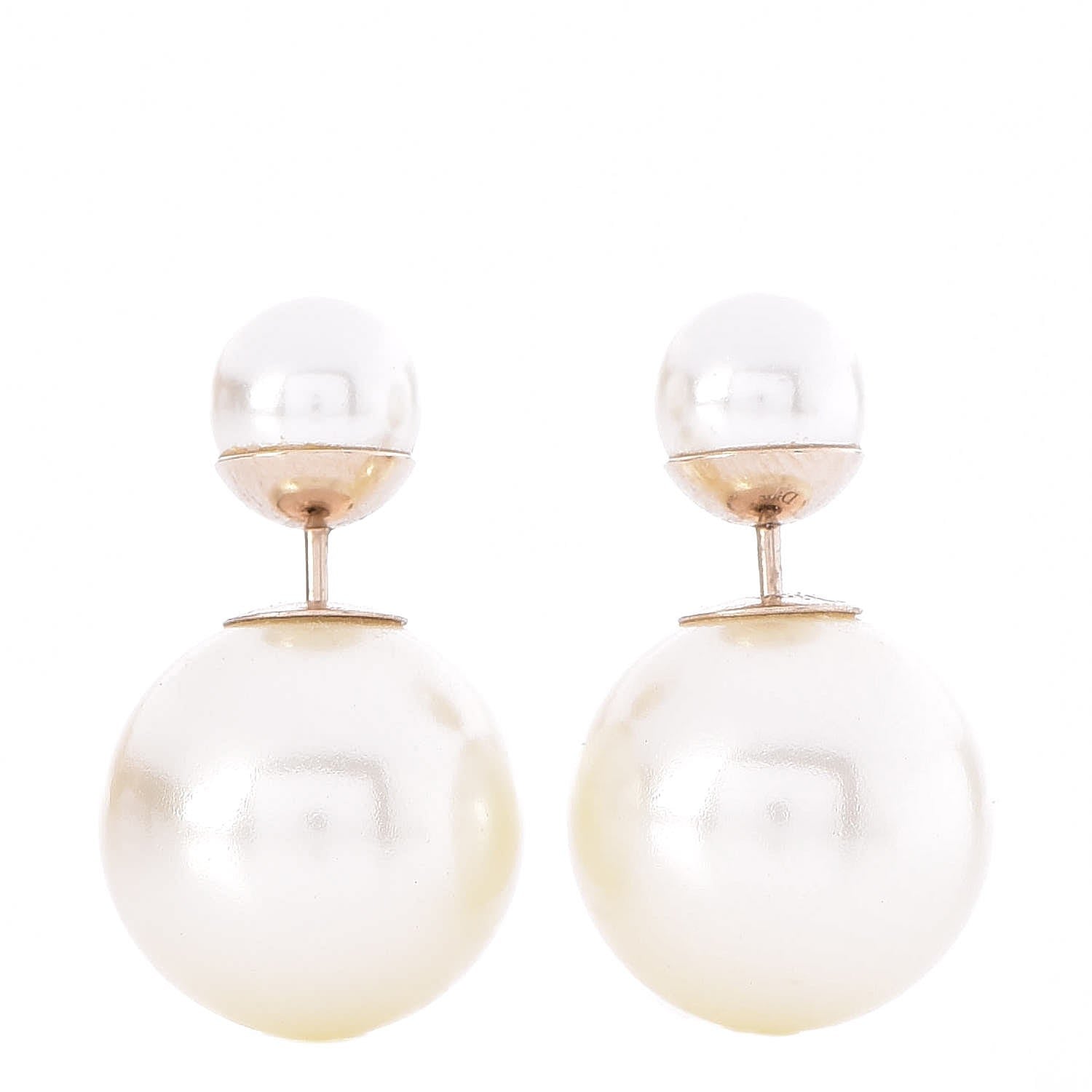 Christian Dior Pearl Mise En Dior Tribal Earrings 1 of 4