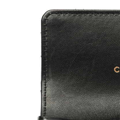 Chanel Lambskin Quilted CC Hook Card Holder Black 12 of 14