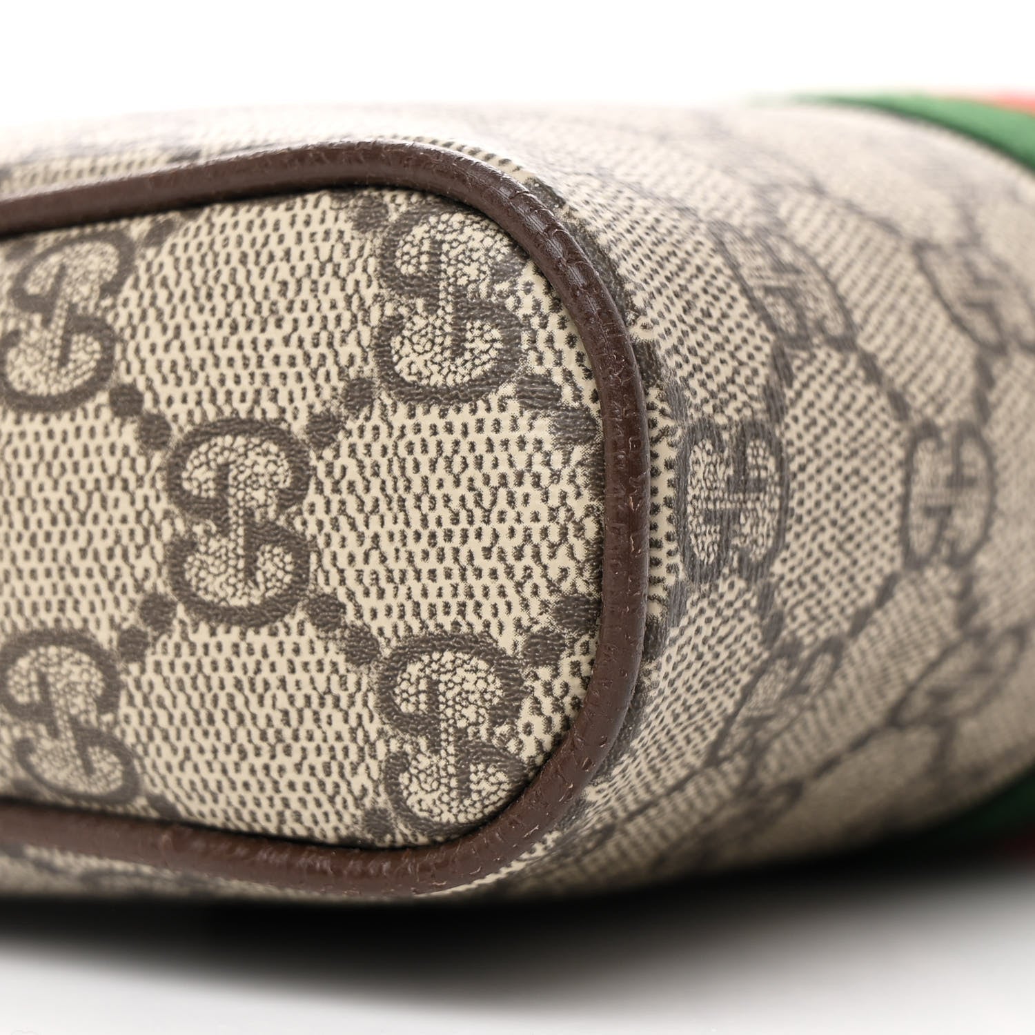 Gucci GG Supreme Monogram Web Small Ophidia Messenger Bag Brown 9 of 10