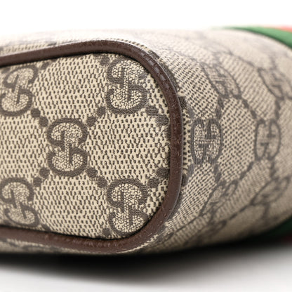 Gucci GG Supreme Monogram Web Small Ophidia Messenger Bag Brown 9 of 10