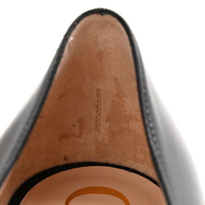 Gucci Malaga Kid Sylvie High Heel Pumps 39 Black 10 of 11