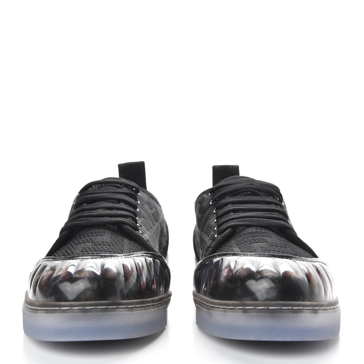 Fendi Corda FF Promenade Low Top Sneakers 41 Black 2 of 10