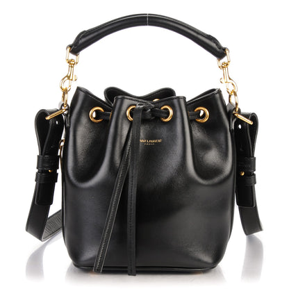Saint Laurent Calfskin Small Emmanuelle Bucket Bag Black 1 of 9