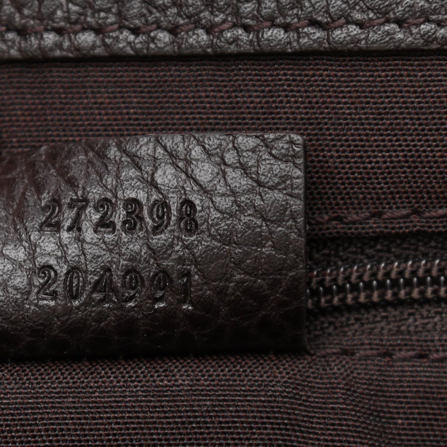 Gucci Monogram Crest Tote Brown 7 of 11