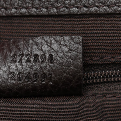 Gucci Monogram Crest Tote Brown 7 of 11