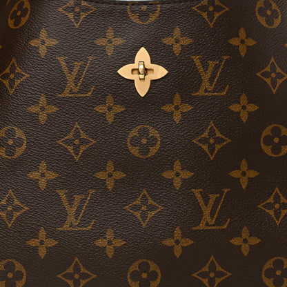 Louis Vuitton Monogram Flower Hobo Bordeaux 8 of 10