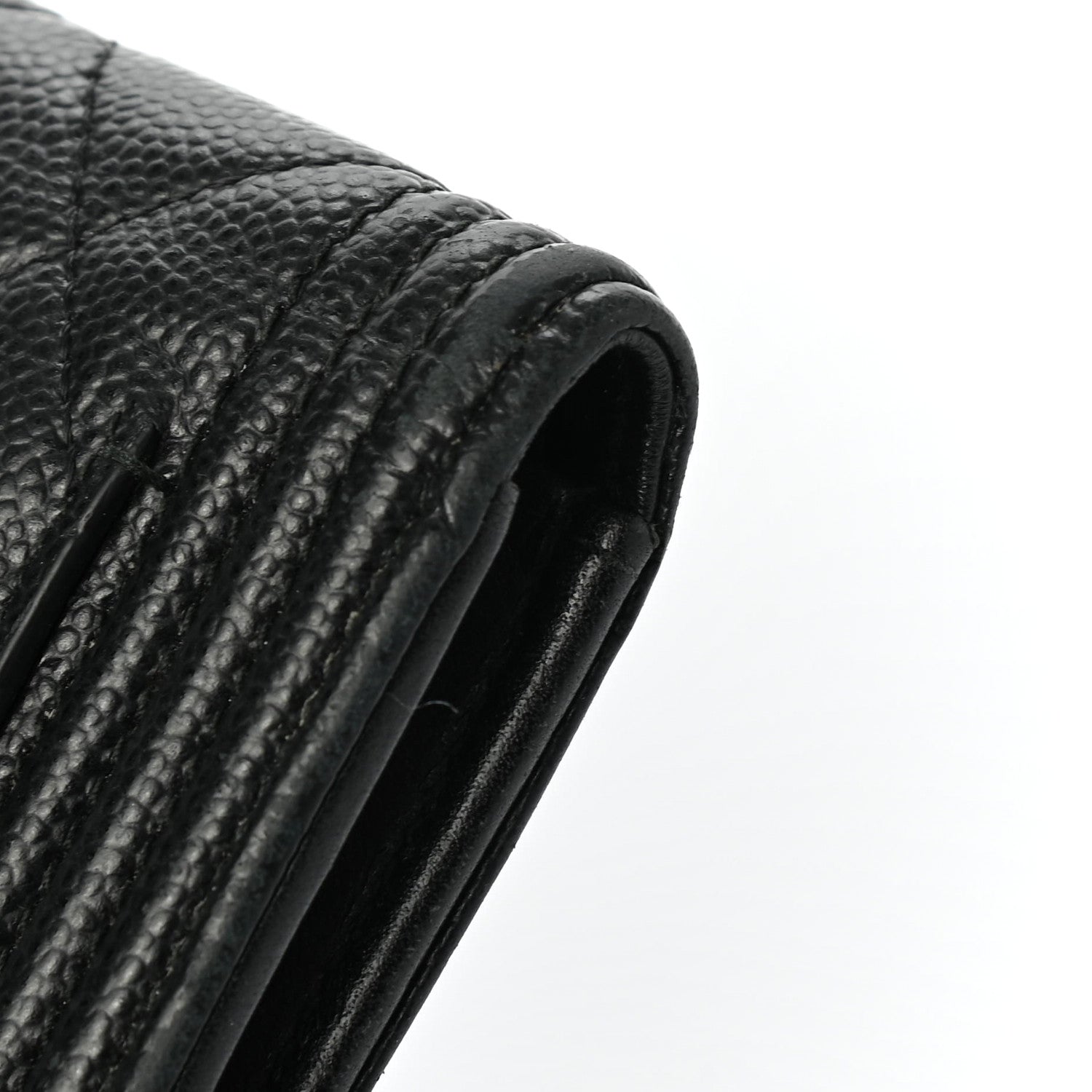 Chanel Caviar Quilted Compact Boy Wallet Black 11 of 13