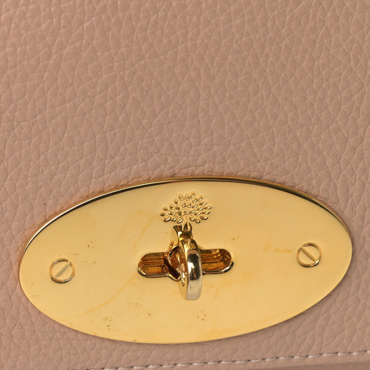 Mulberry Small Classic Grain Calfskin Small Lily Flap Light Salmon 13 of 13