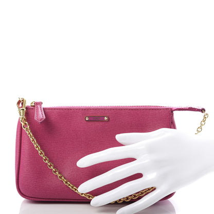 Fendi Vitello Elite Pochette Ciclamino 2 of 9