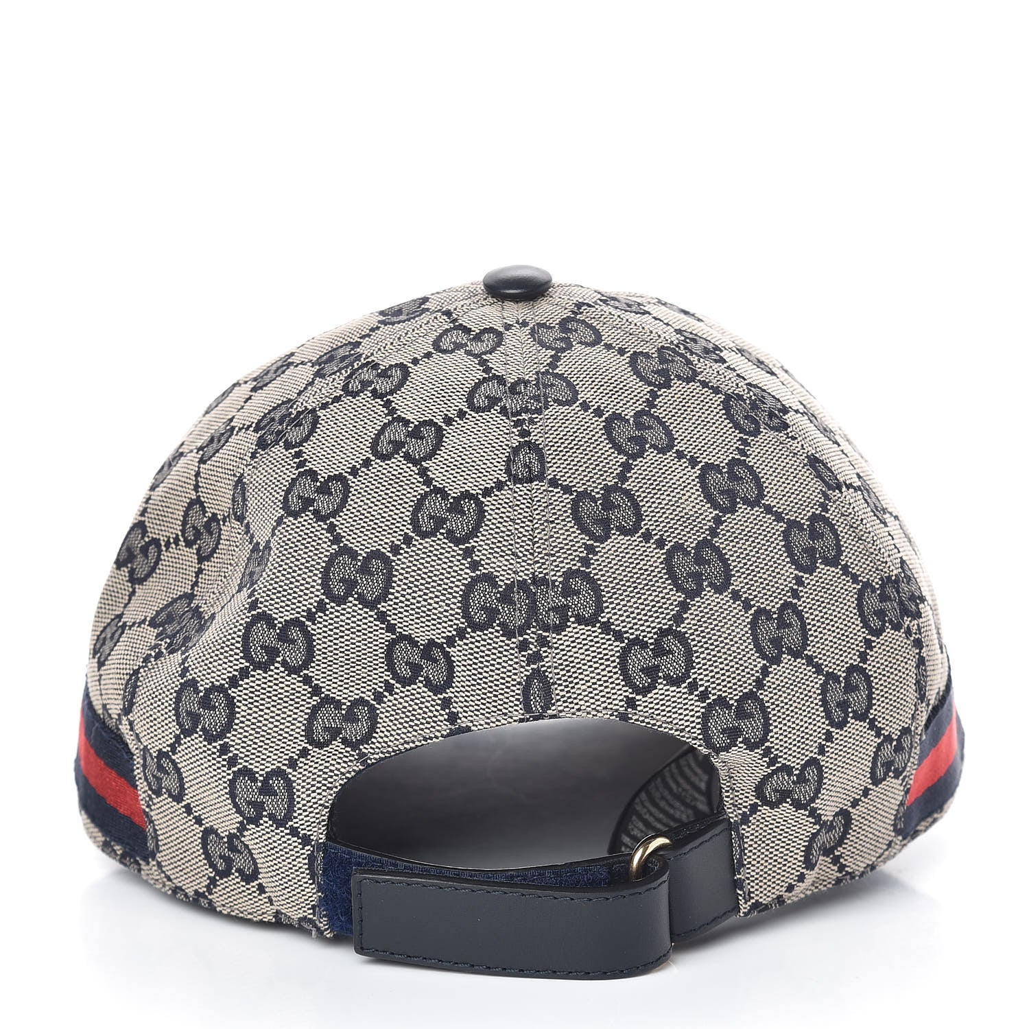Gucci Monogram Web Baseball Hat XL Beige Blue 4 of 11