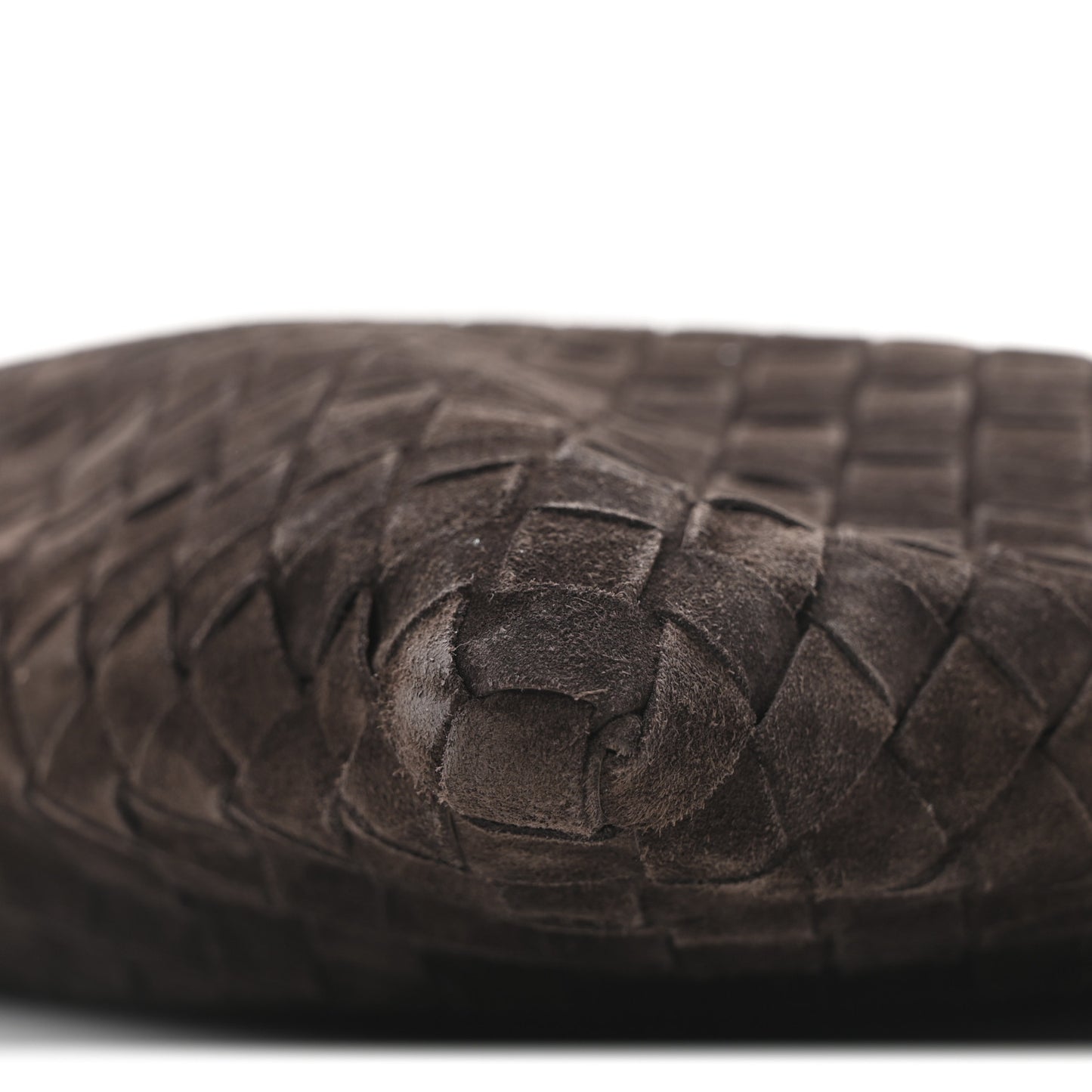 Suede Intrecciato Small Hop Fondant