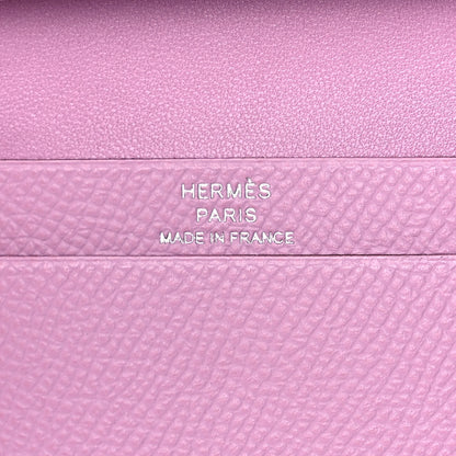 Hermes Epsom Mini Bearn Wallet Mauve Sylvester 7 of 12