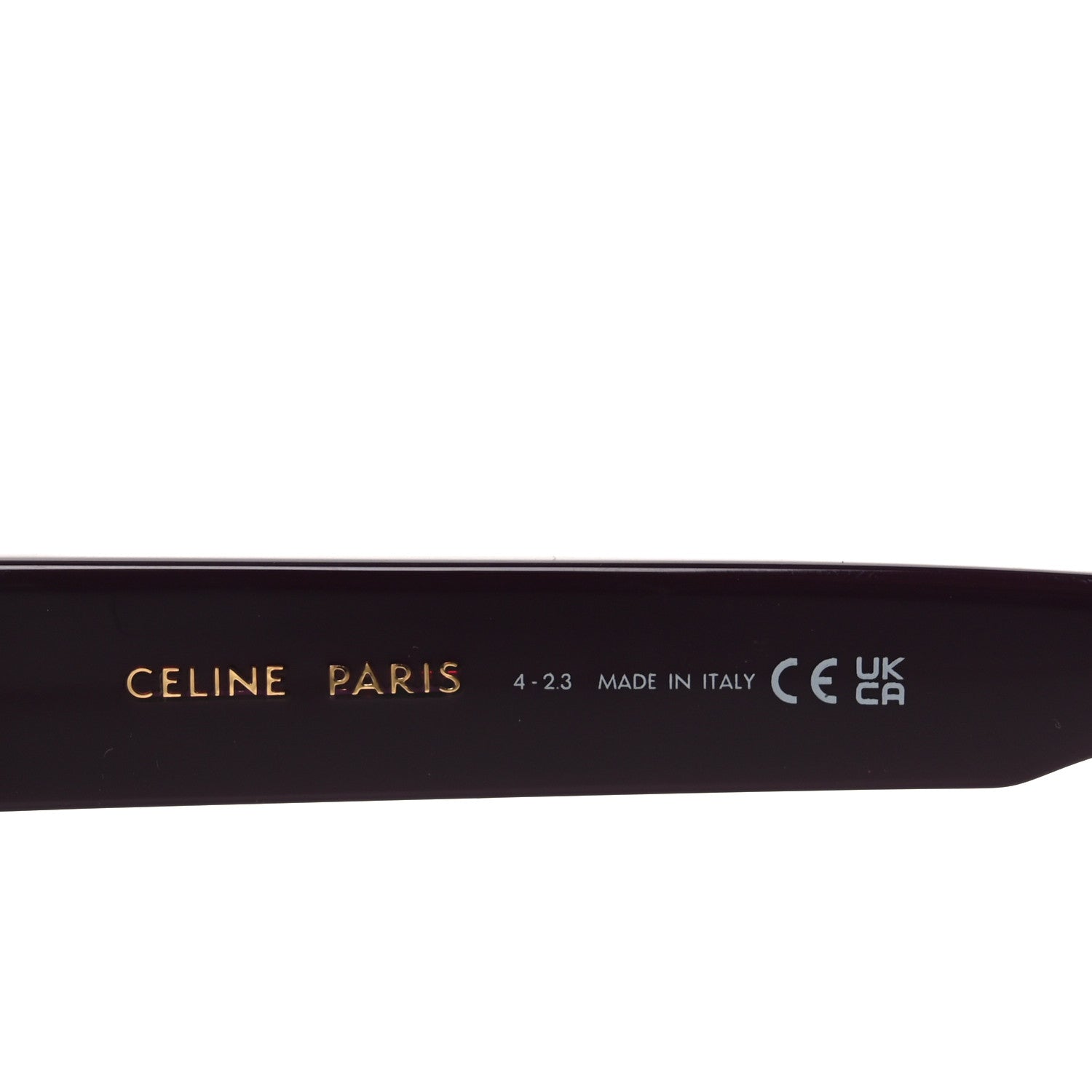 Celine Acetate Triomphe 01 Sunglasses CL 40194U Burgundy 5 of 7