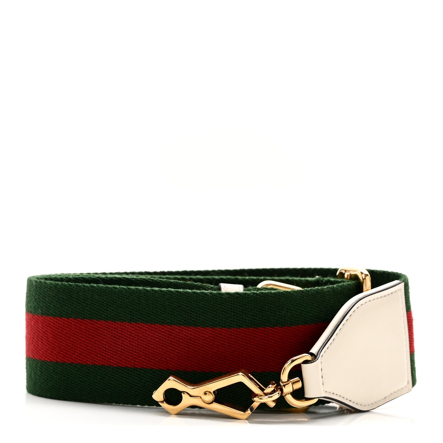 Canvas Web Shoulder Strap Green Red White