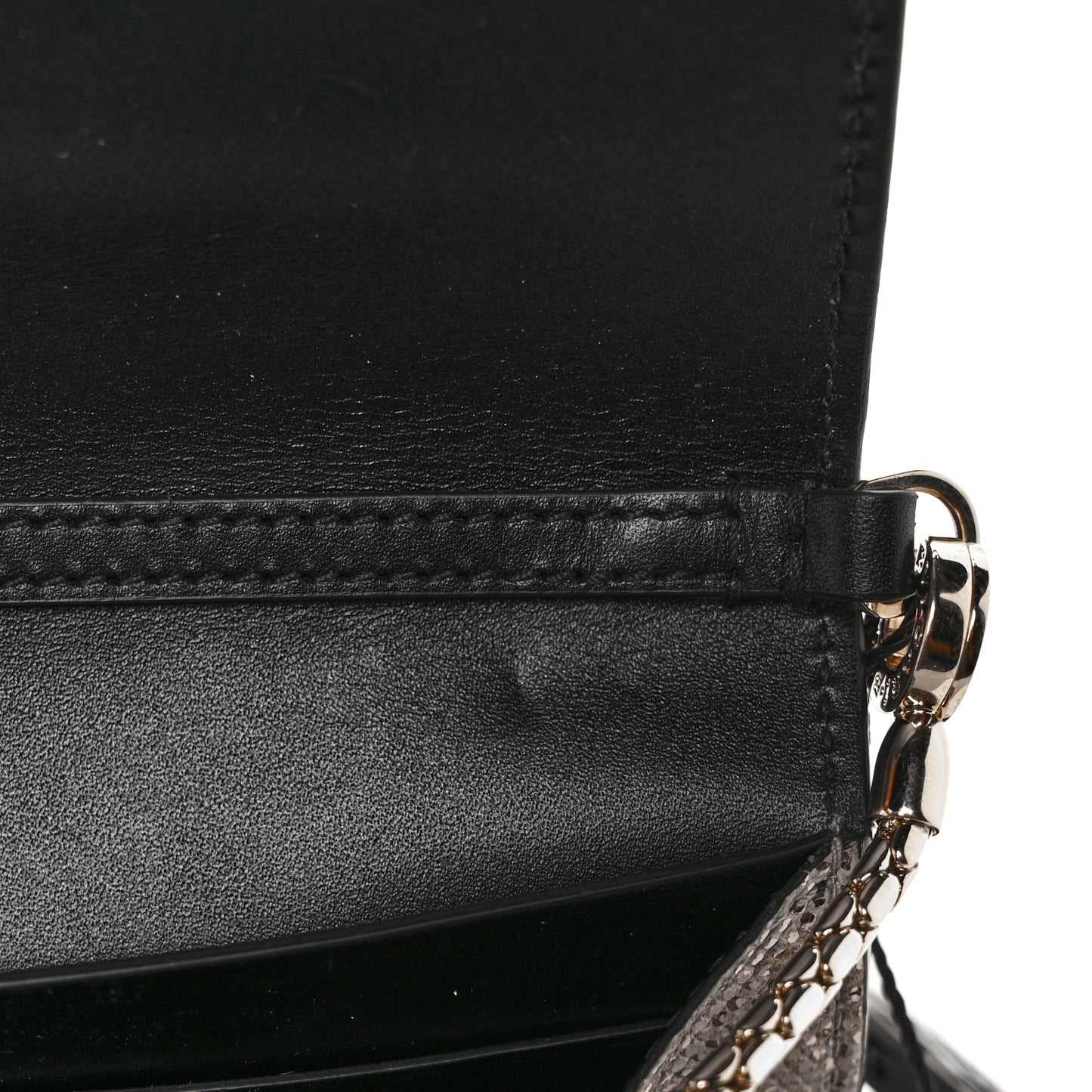 Karung Serpenti Forever Chain Wallet Opal