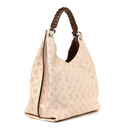 Louis Vuitton Mahina Carmel Hobo Creme 3 of 10