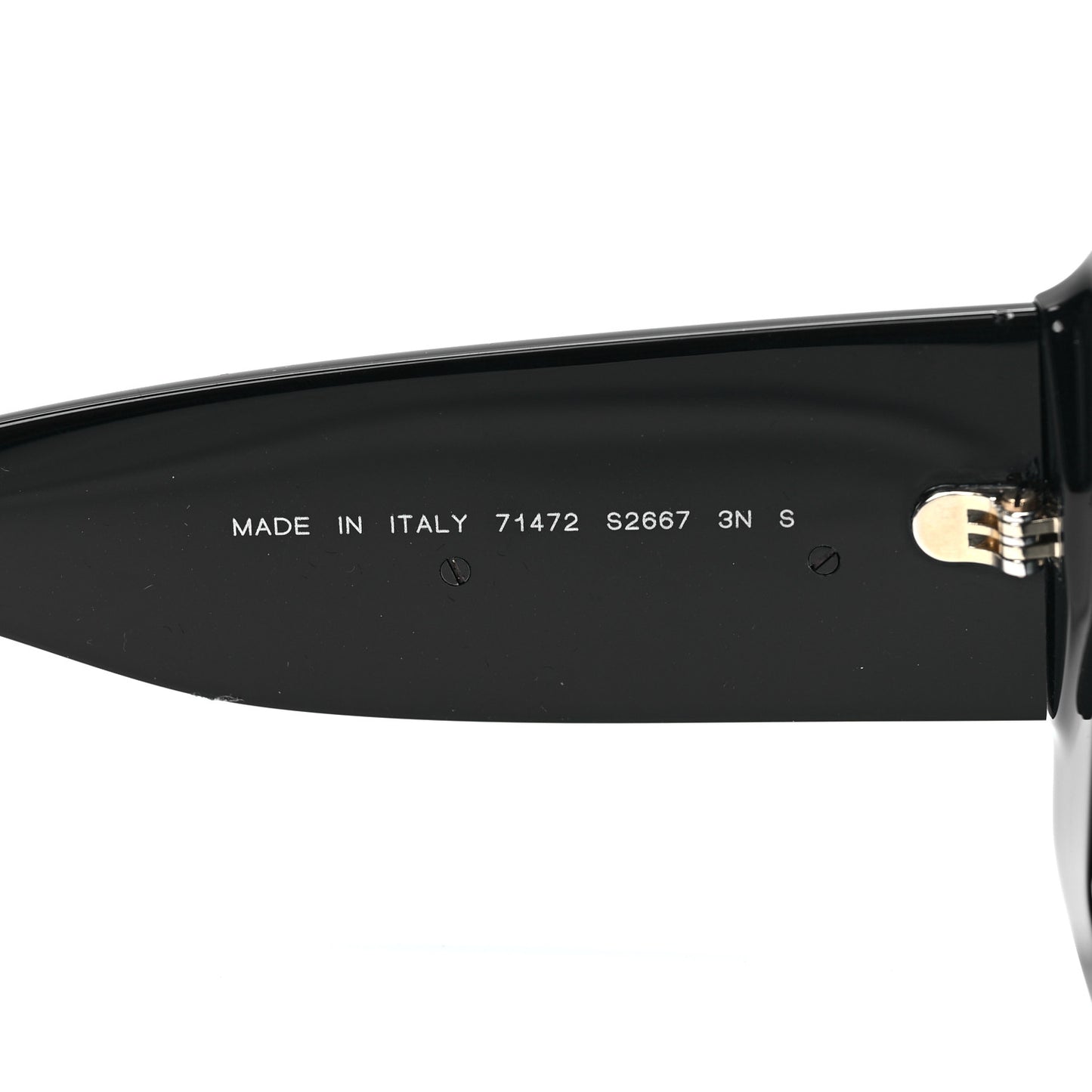 Acetate CC Logo Square Sunglasses 71472 Black