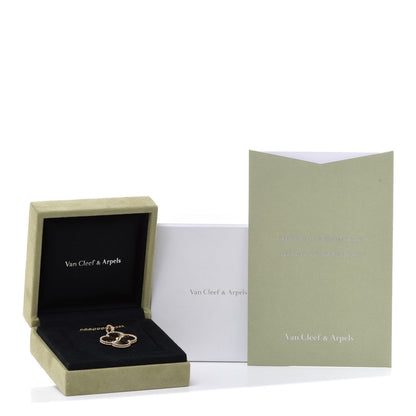 Van Cleef & Arpels 18K Yellow Gold Guilloche Magic Alhambra Long Necklace 7 of 7