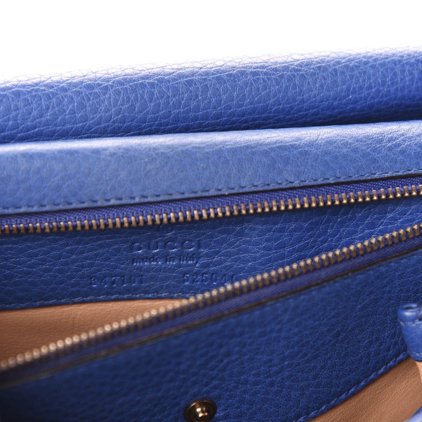 Calfskin Medium Nouveau Fringe Shoulder Bag Blue