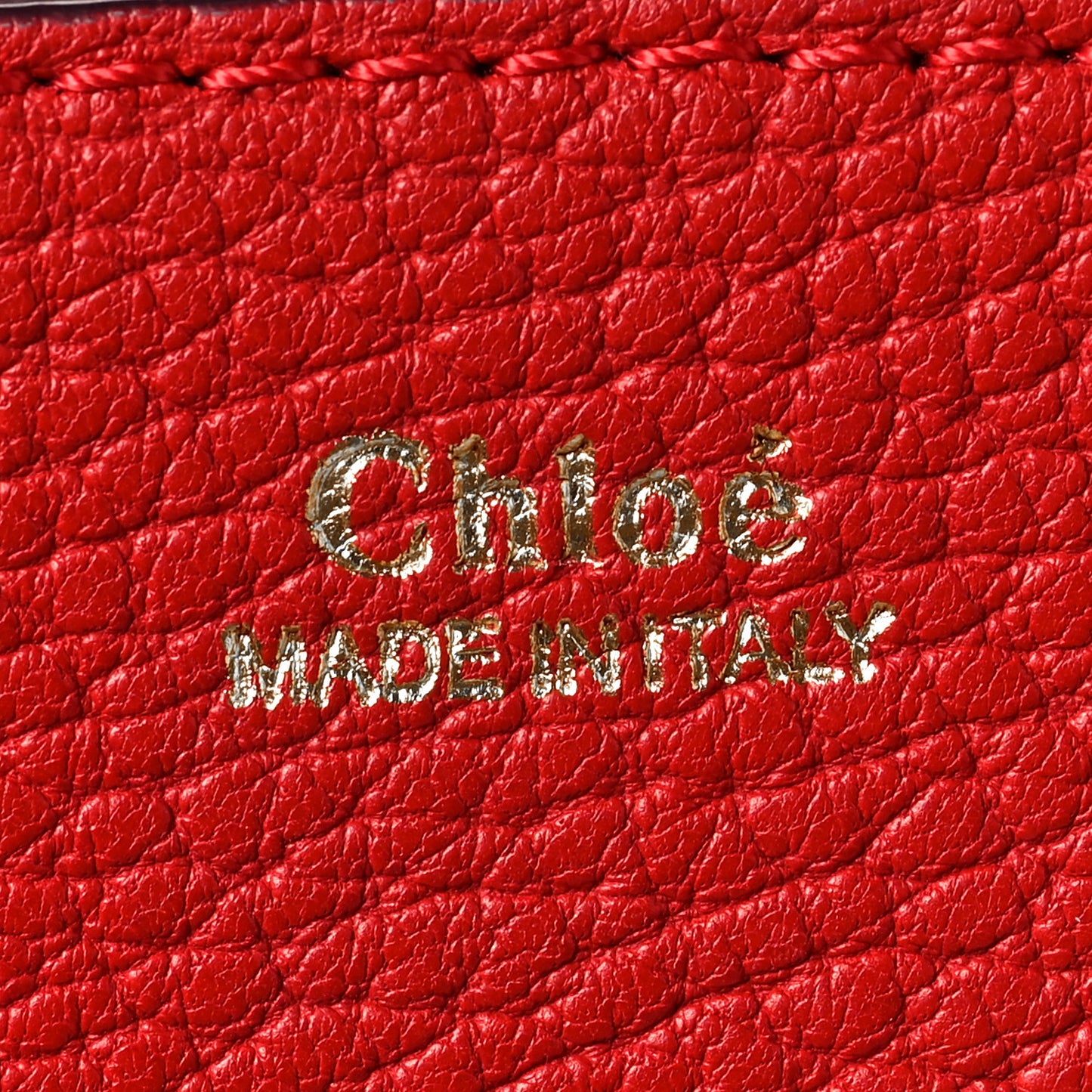 Grained Lambskin Mini Drew Shoulder Bag Plaid Red