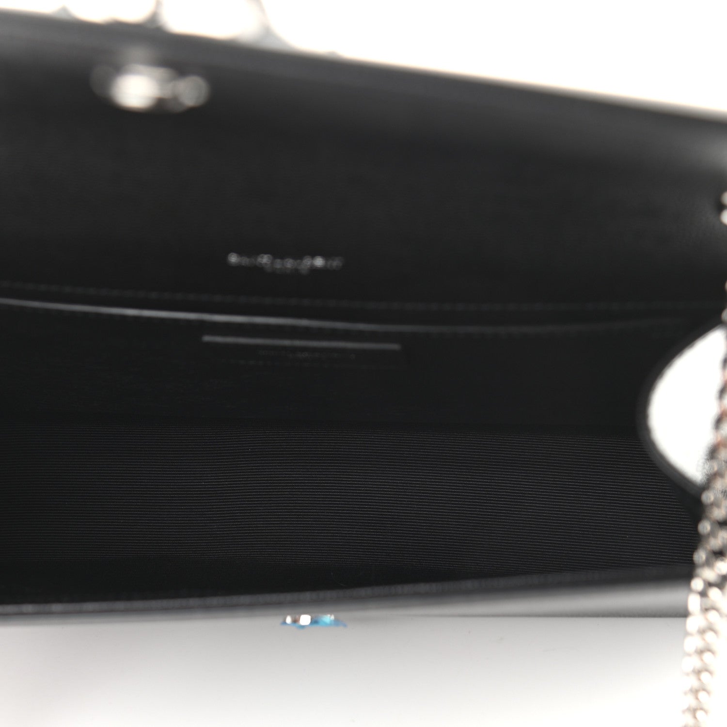 Saint Laurent Grain De Poudre Medium Classic Monogram Kate Tassel Satchel Black 4 of 8