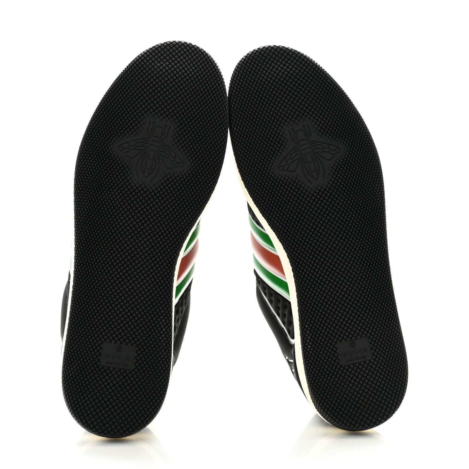 Gucci Neoprane Web Mens Screener Sneakers 8.5 Black 5 of 9