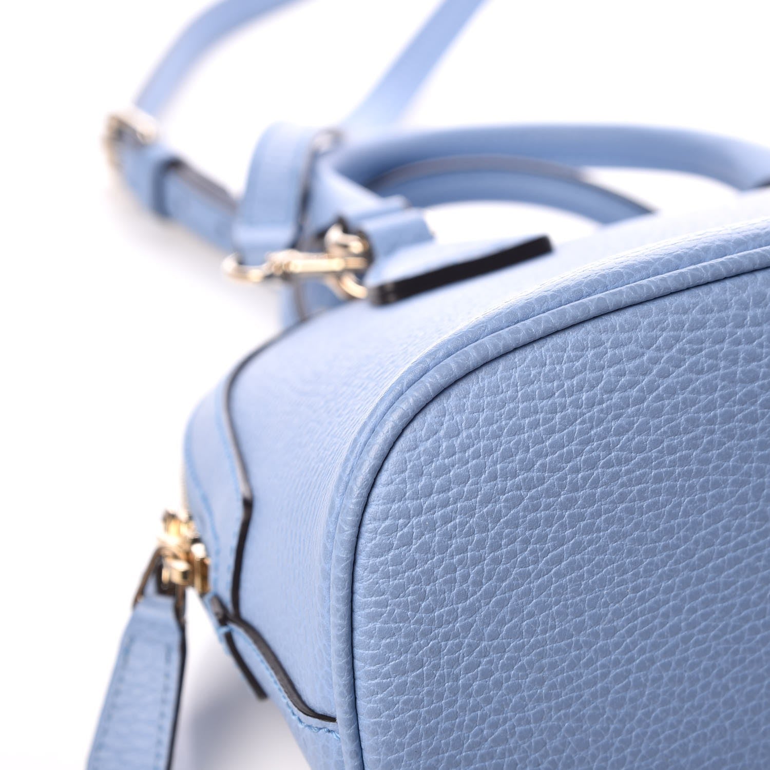 Gucci Dollar Calfskin Small GG Charm Dome Bag Mineral Blue 9 of 11