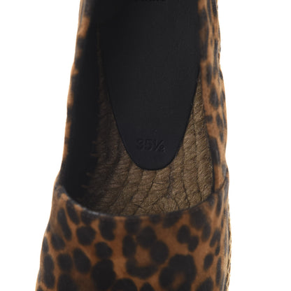 Saint Laurent Suede Leopard Print Espadrilles 35.5 8 of 9