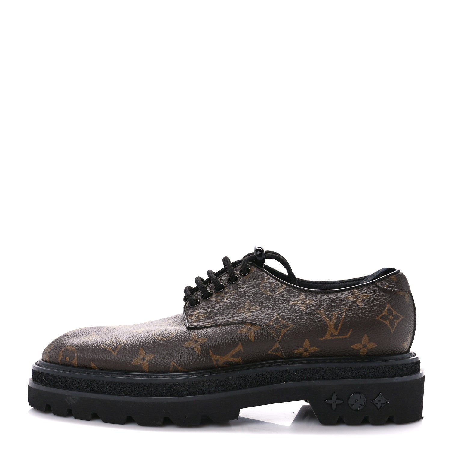 Louis Vuitton Calfskin Monogram Mens Shoes 8 1 of 9