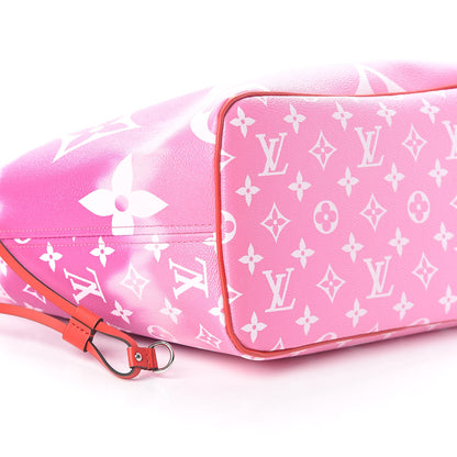 Louis Vuitton Monogram Escale Neverfull MM Rouge 9 of 10