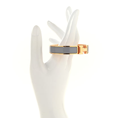 Hermes Enamel Narrow Clic Clac H Bracelet PM Granit 2 of 5