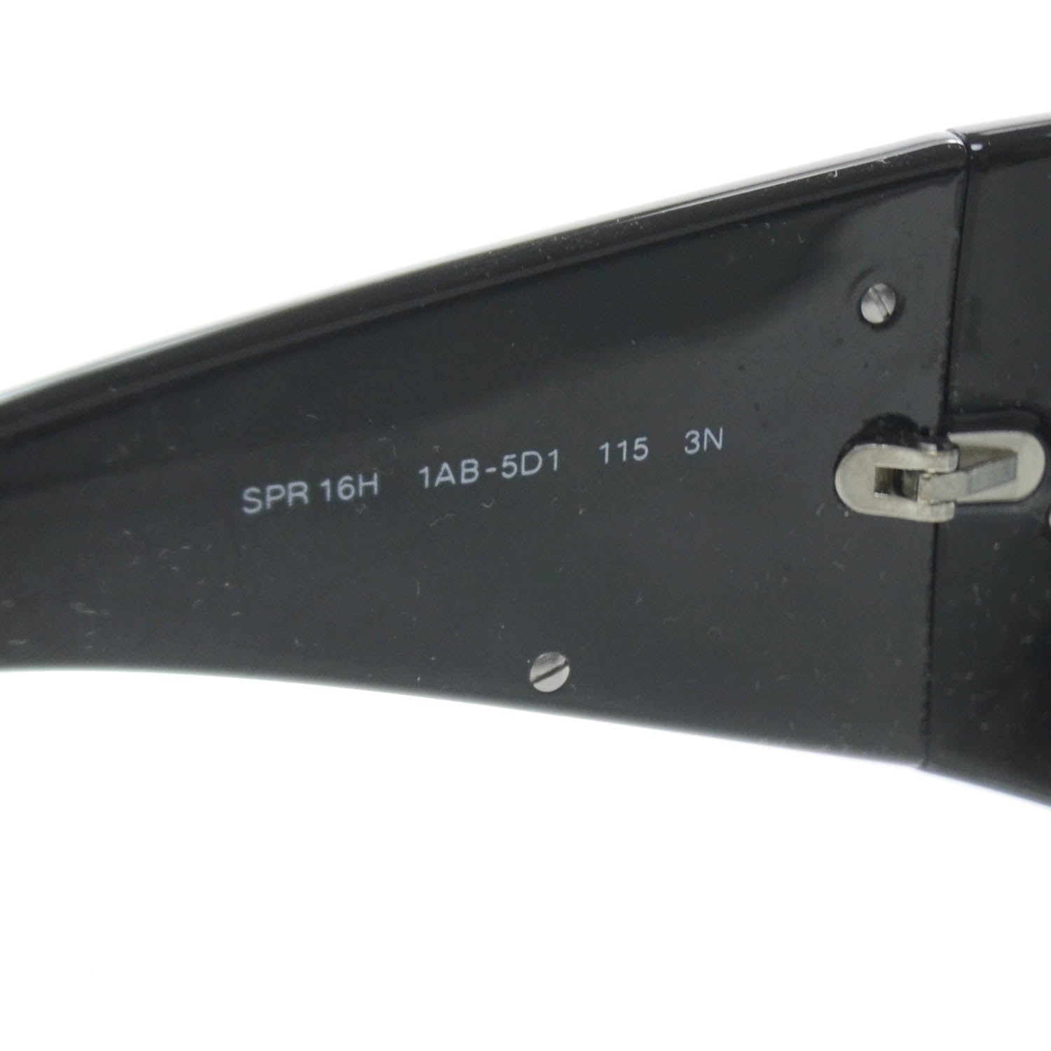Prada Logo Sunglasses SPR 16H Black 6 of 7