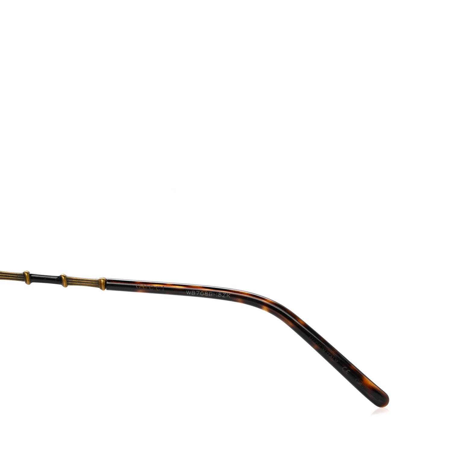 Gucci Bamboo Sunglasses GG0653S Black 5 of 8