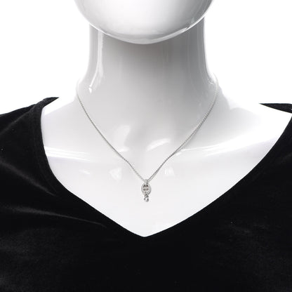 Hermes 18K White Gold Diamond PM Chaine d'Ancre Enchainee Necklace 2 of 6