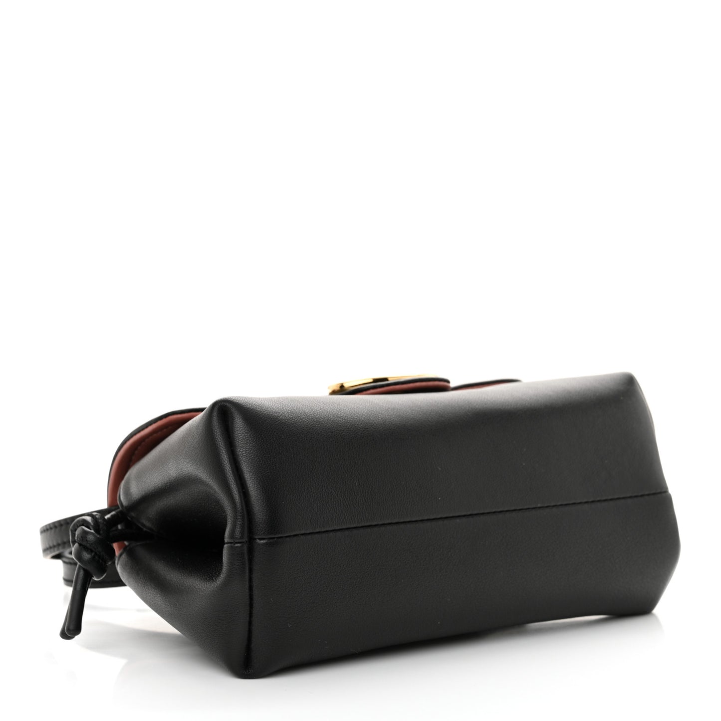 Lambskin Vlogo Mini Crossbody Bag Black