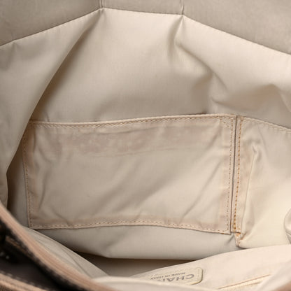 Chanel Metallic Coated Canvas Large Paris Biarritz Tote Gold 13 of 24