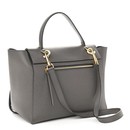 Celine Grained Calfskin Mini Belt Bag Grey 3 of 13