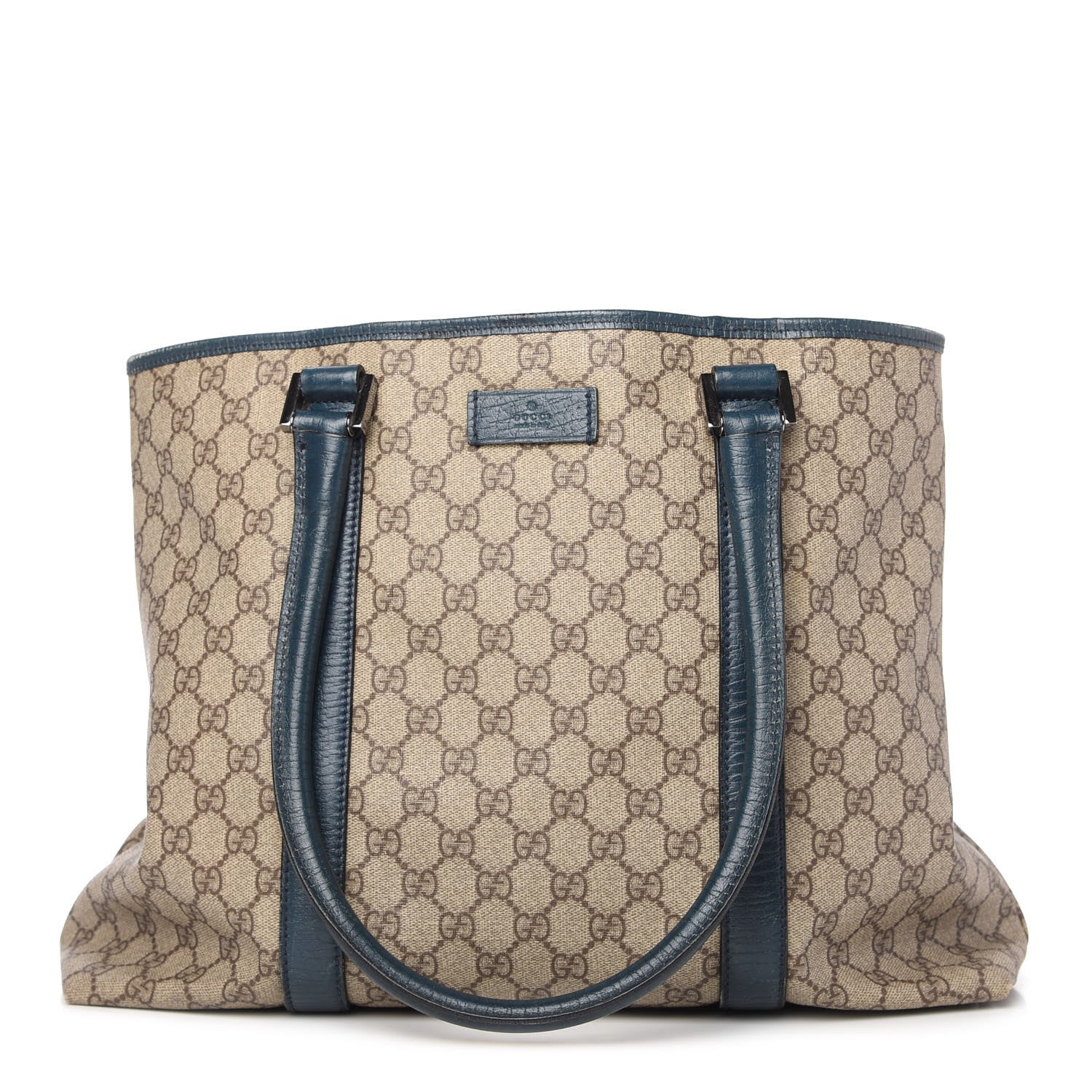 Gucci GG Plus Monogram Tote Blue 1 of 13