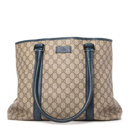 Gucci GG Plus Monogram Tote Blue 1 of 13