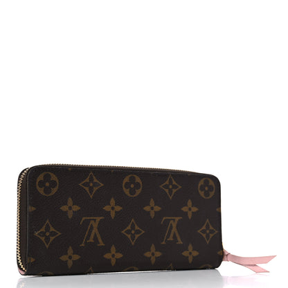 Louis Vuitton Monogram Clemence Wallet Rose Ballerine 3 of 9