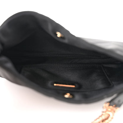 Prada Tessuto Light Nylon Chain Shoulder Bag Black 5 of 12