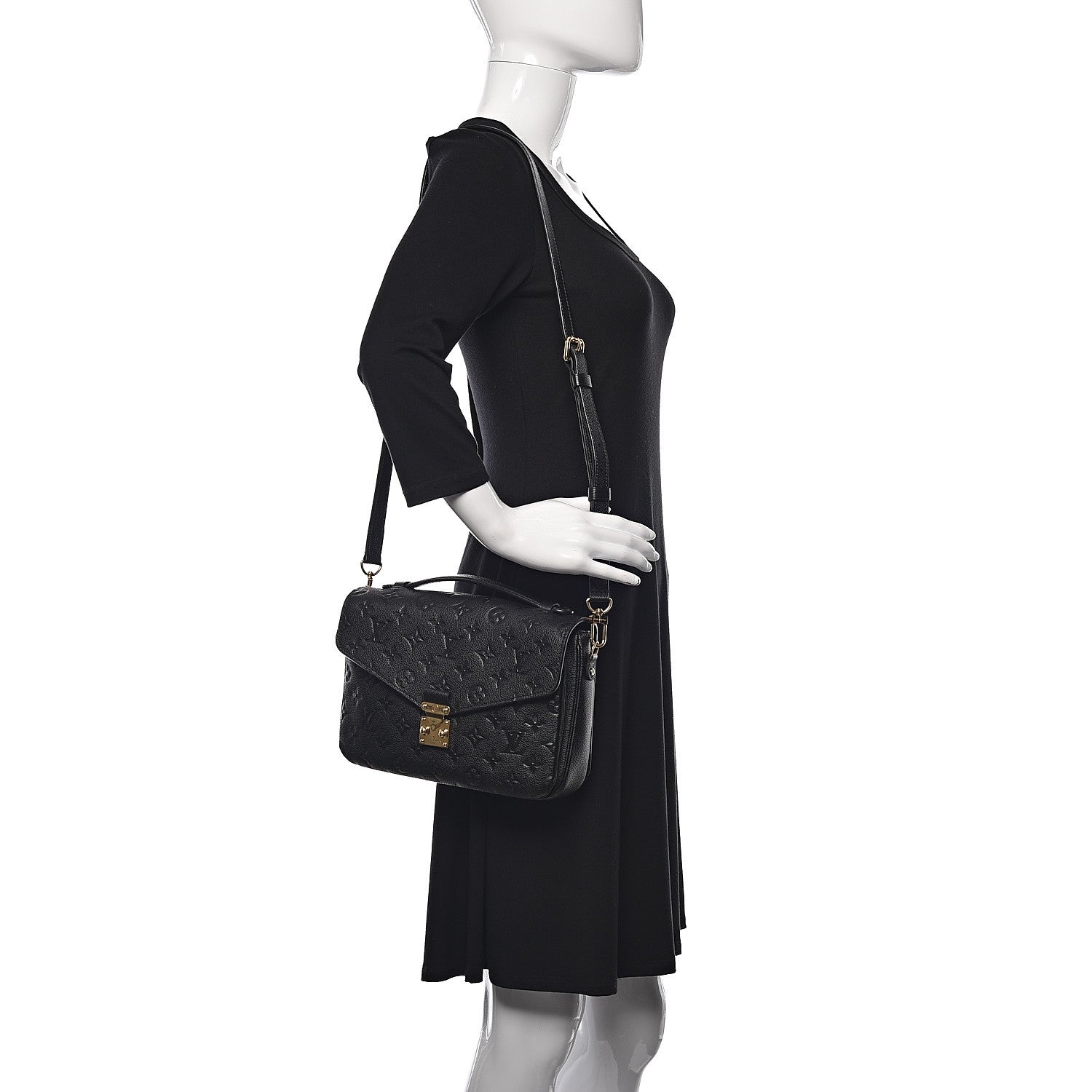 Louis Vuitton Empreinte Pochette Metis Black 2 of 10