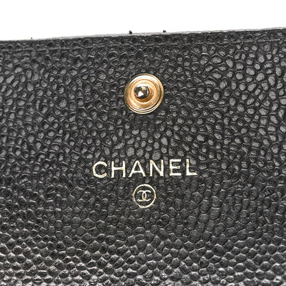 Chanel Caviar Quilted Flap Card Holder Black 6 of 7
