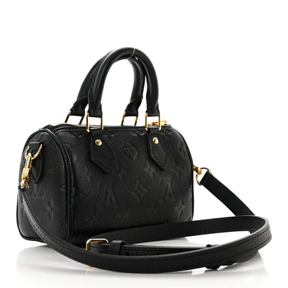 Louis Vuitton Empreinte Monogram Nano Speedy Black 3 of 10
