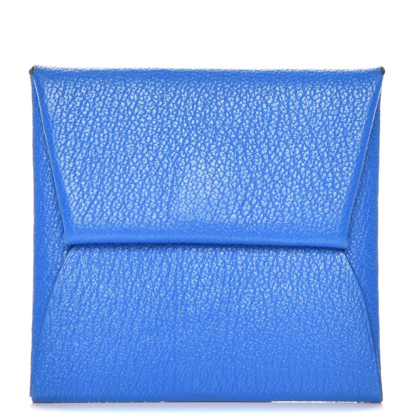 Chevre Mysore Bastia Coin Purse Bleu Hydra