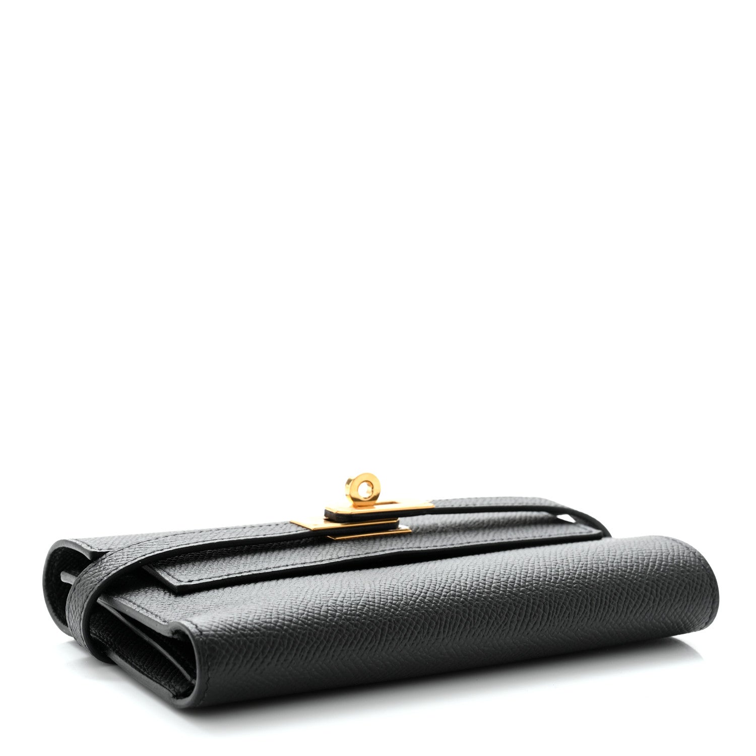 Hermes Epsom Medium Kelly Wallet Black 8 of 12