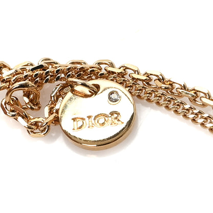 Christian Dior Crystal Star Charms Bracelet Gold 4 of 5