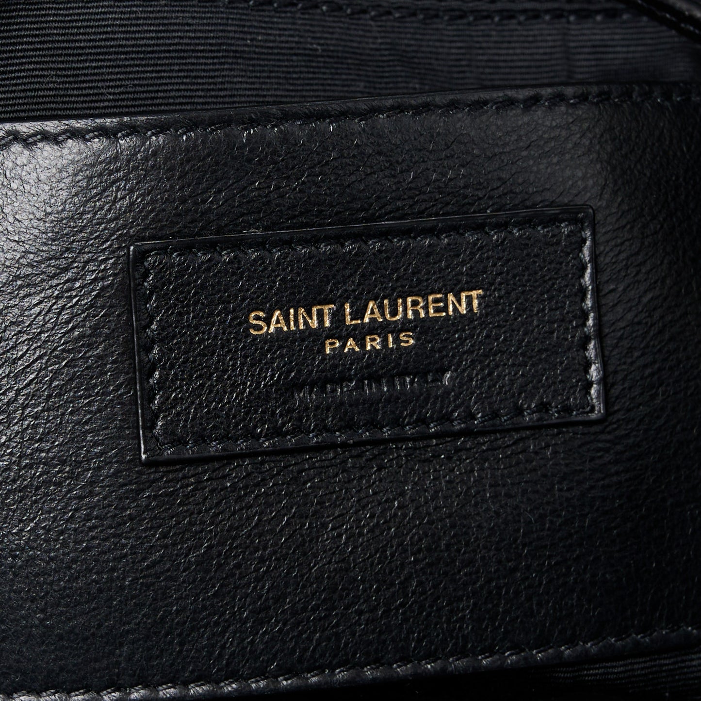 Lambskin Matelasse Monogram Small Jamie 4.3 Black